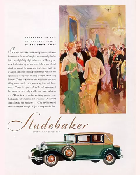 Studebaker 1929 1920s USA cc cars reception party