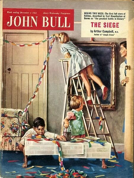 John Bull 1950s UK paper chains decorations magazines