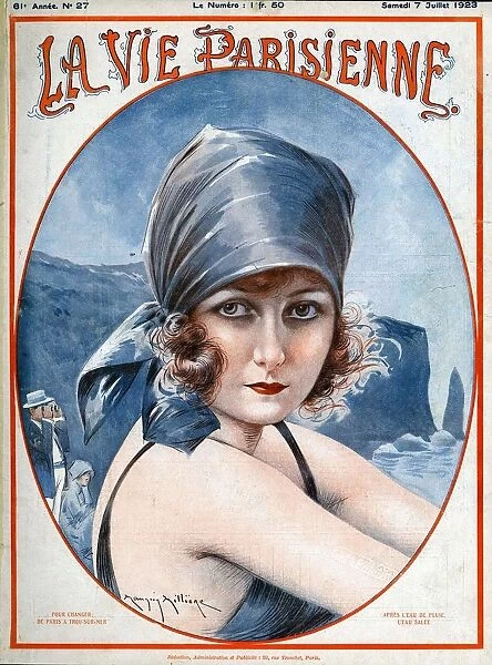La vie Parisienne 1923 1920s France Maurice Milliere magazines illustrations womens