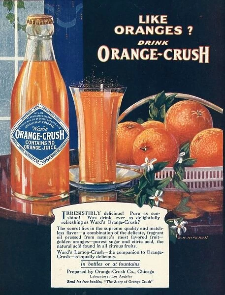 Orange-Crush 1920s USA oranges