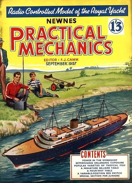 Practical Mechanics 1950s UK diy boats magazines do it yourself
