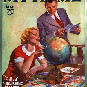 My Home 1934 1930s USA magazines planning holidays globes brochure honeymoons tourism