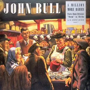 John Bull 1948 1940s UK restaurants stalls cafes drinks tea magazines