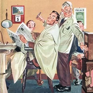 John Bull 1950s UK barbers mens radios magazines