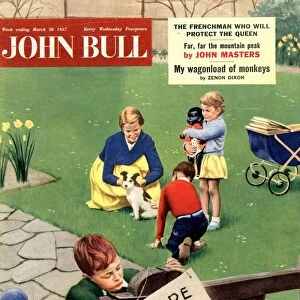 John Bull 1957 1950s UK dogs beware of the magazines