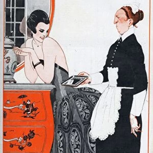 La Vie Parisienne 1922 1920s France Rene Vincent magazines illustrations maids