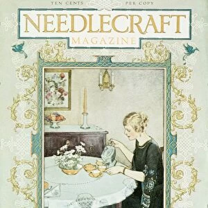 Needlecraft 1920s USA tea magazines