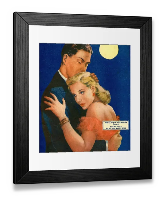 Framed Print : 1950s UK Illustrations Magazine Plate Framed Print : 1950s UK Illustrations Magazine Plate