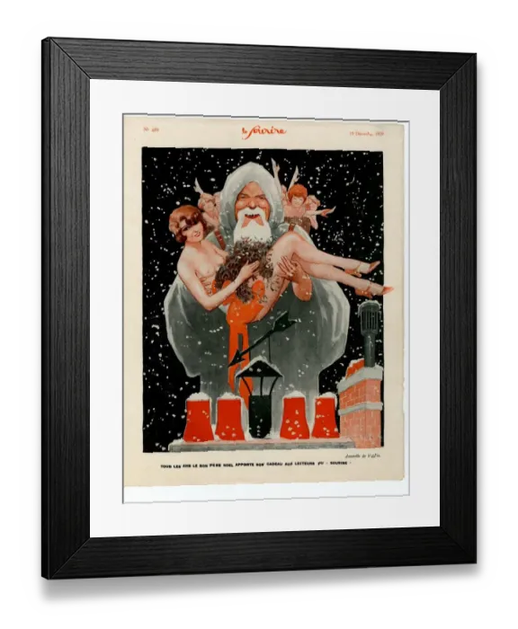Framed Print : 1920s France Le Sourire Magazine Plate Framed Print : 1920s France Le Sourire Magazine Plate
