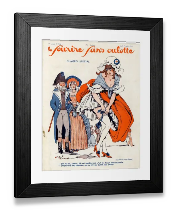 Framed Print : 1930s France Le Sourire Magazine Cover Framed Print : 1930s France Le Sourire Magazine Cover