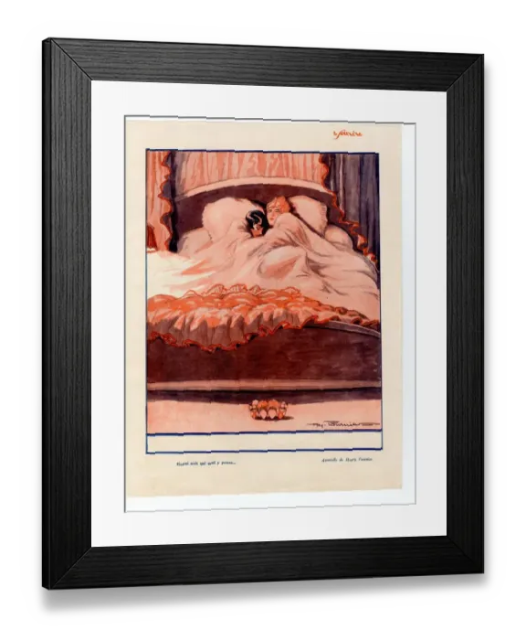 Framed Print : France Le Sourire Magazine Plate Framed Print : France Le Sourire Magazine Plate