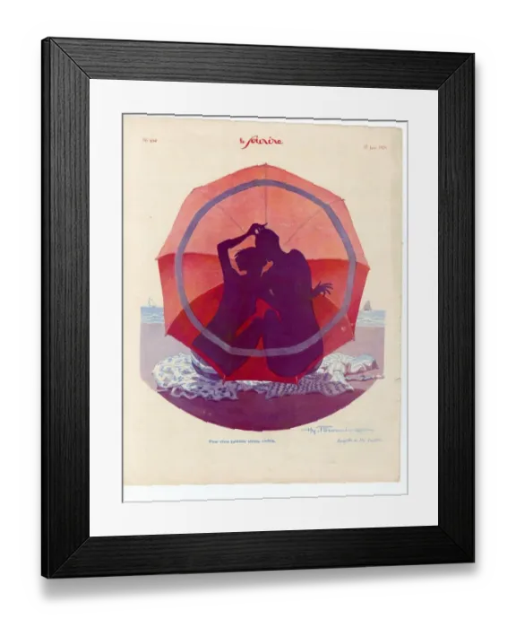 Framed Print : 1920s France Le Sourire Magazine Plate Framed Print : 1920s France Le Sourire Magazine Plate