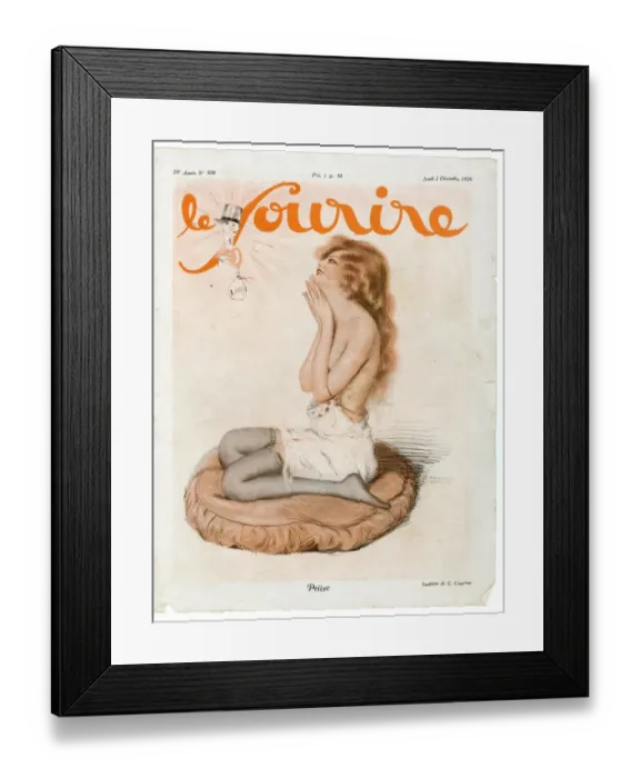 Framed Print : 1920s France Le Sourire Magazine Cover Framed Print : 1920s France Le Sourire Magazine Cover