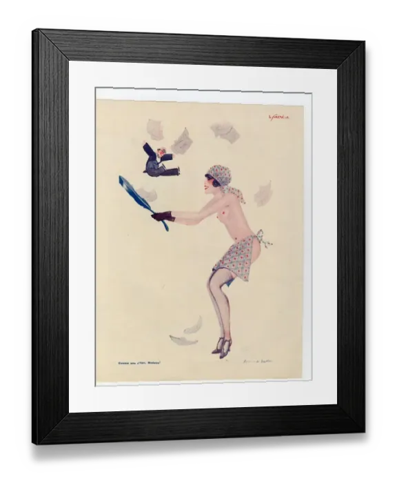 Framed Print : France Le Sourire Magazine Plate Framed Print : France Le Sourire Magazine Plate