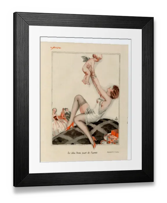 Framed Print : France Le Sourire Magazine Plate Framed Print : France Le Sourire Magazine Plate