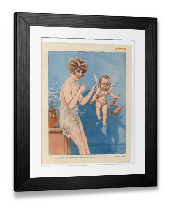 Framed Print : France Le Sourire Magazine Plate Framed Print : France Le Sourire Magazine Plate