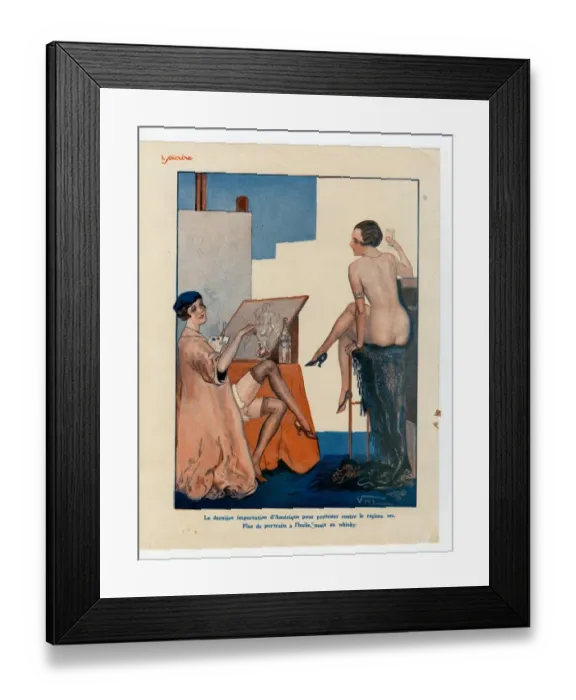 Framed Print : France Le Sourire Magazine Plate Framed Print : France Le Sourire Magazine Plate