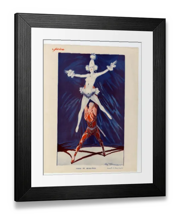 Framed Print : France Le Sourire Magazine Plate Framed Print : France Le Sourire Magazine Plate