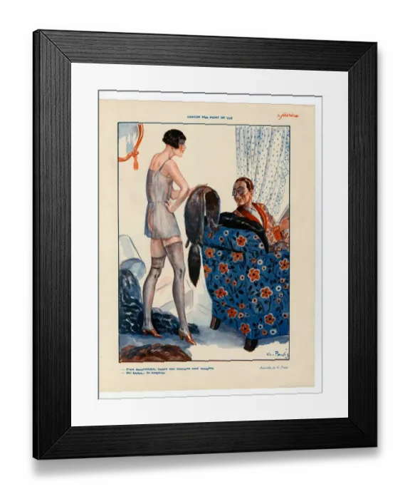 Framed Print : France Le Sourire Magazine Plate Framed Print : France Le Sourire Magazine Plate