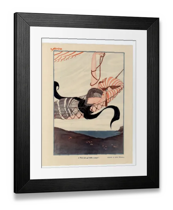 Framed Print : France Le Sourire Magazine Plate Framed Print : France Le Sourire Magazine Plate