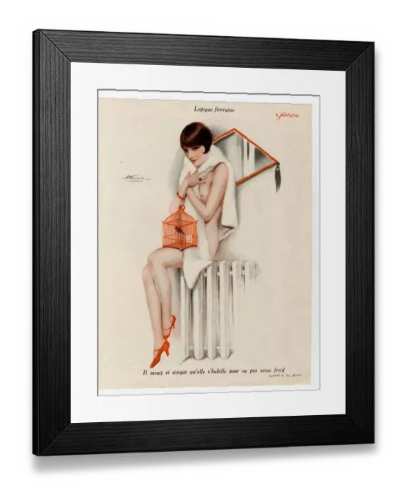 Framed Print : France Le Sourire Magazine Plate Framed Print : France Le Sourire Magazine Plate