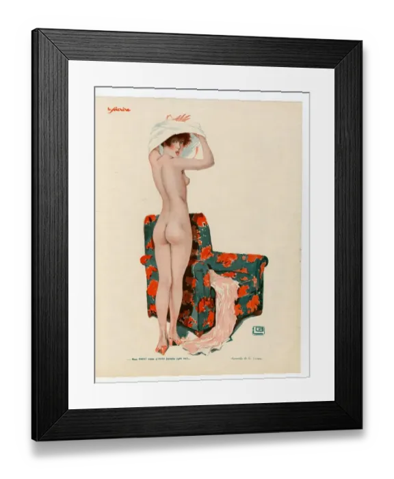 Framed Print : France Le Sourire Magazine Plate Framed Print : France Le Sourire Magazine Plate