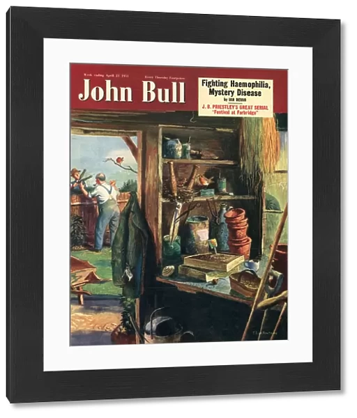 John Bull 1951 1950s UK neighbours sheds magazines