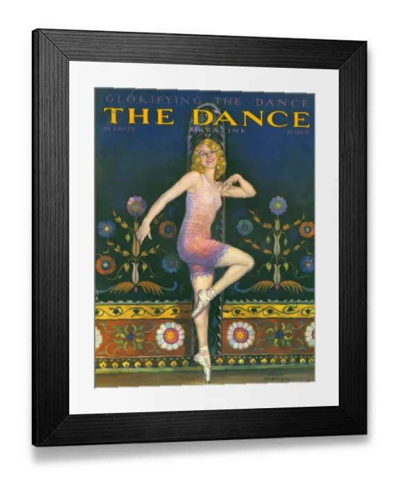 Framed Print : The Dance Magazine 1930s USA ballet magazines Framed Print : The Dance Magazine 1930s USA ballet magazines
