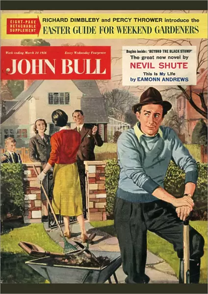 John Bull 1956 1950s UK couples neighbours magazines