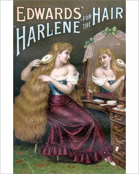 Edwards Harlene for Hair 1890s UK hair products womens