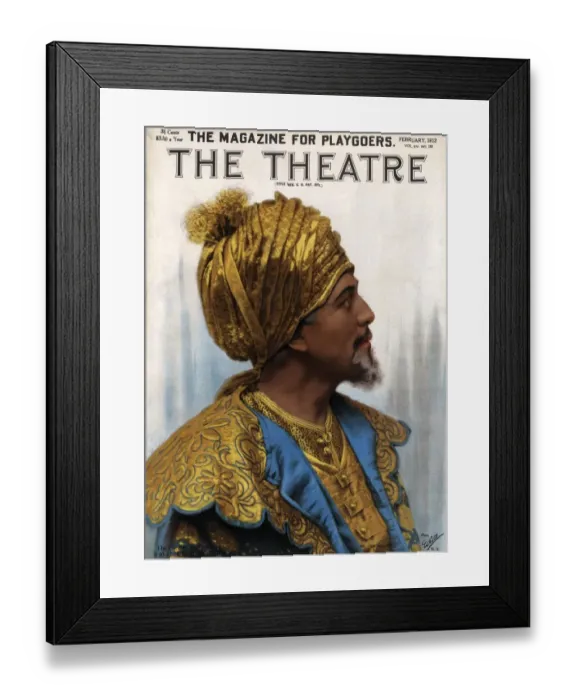Framed Print : The Theatre 1912 1910s USA aladdin arabian nights magazines othello Framed Print : The Theatre 1912 1910s USA aladdin arabian nights magazines othello