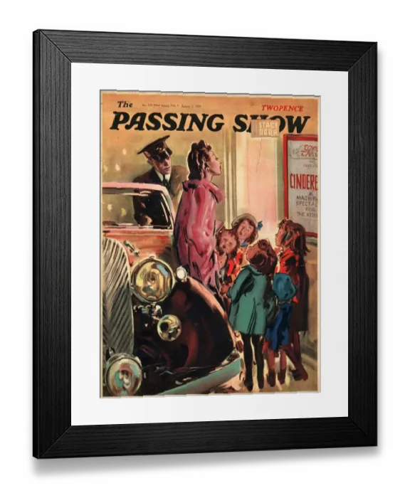 Framed Print : 1930s, UK, the Passing Show, Magazine Cover Framed Print : 1930s, UK, the Passing Show, Magazine Cover