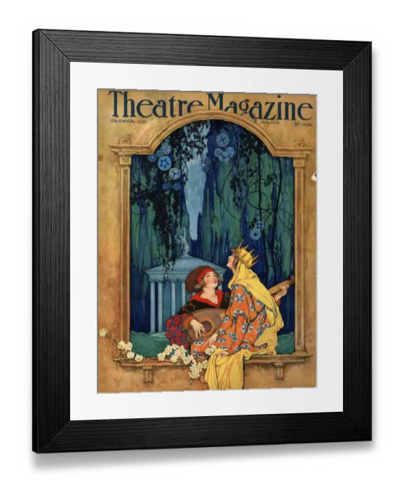 Framed Print : Theatre Magazine 1921 1920s USA magazines art deco Framed Print : Theatre Magazine 1921 1920s USA magazines art deco