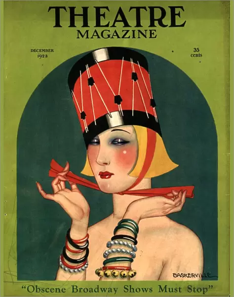 Theatre 1923 1920s USA magazines art deco