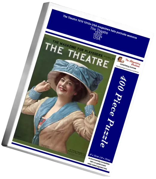 The Theatre 1910 1910s USA magazines hats portraits womens