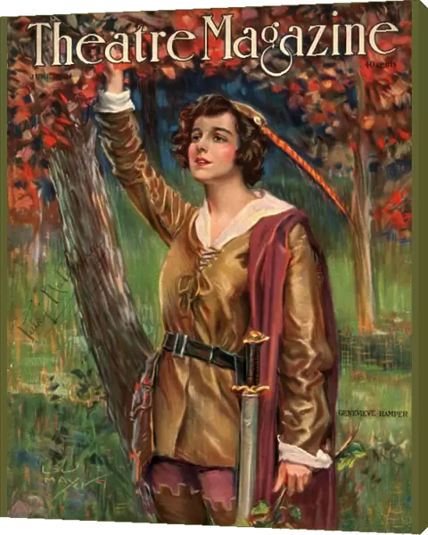 Theatre Magazine 1924 1920s USA robin hood magazines