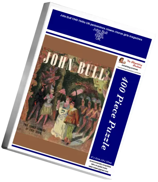 John Bull 1946 1940s UK pantomimes clowns chorus girls magazines