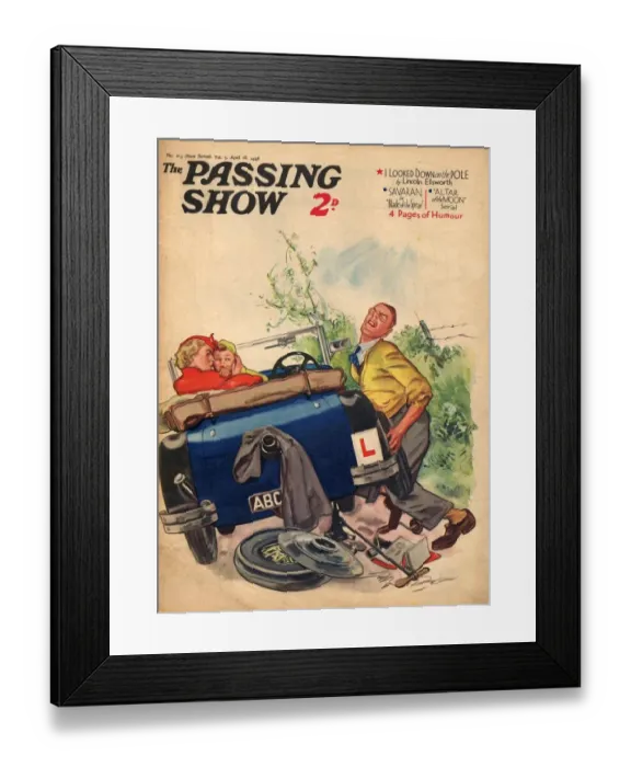 Framed Print : 1930s, UK, Passing Show, Magazine Cover Framed Print : 1930s, UK, Passing Show, Magazine Cover