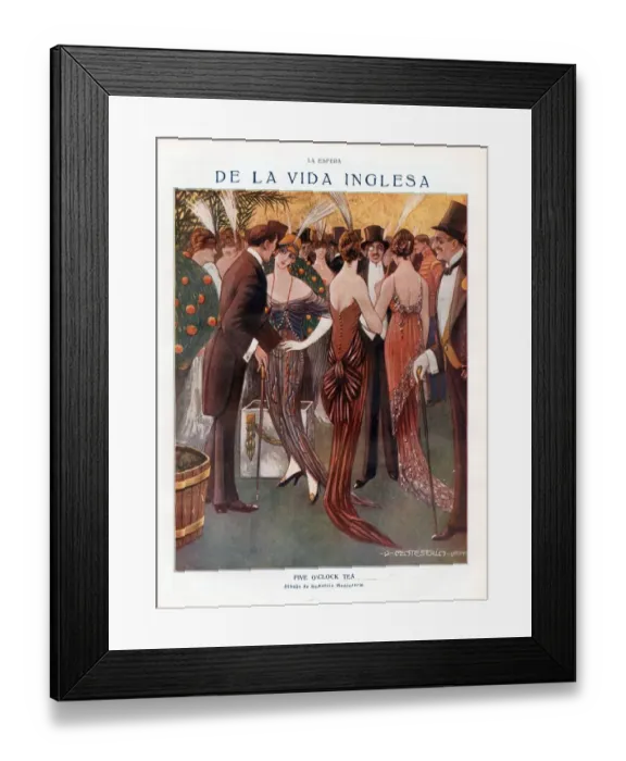 Framed Print : La Esfera 1915 1910s Spain cc womens mens dresses canes gentlemen evening-dress eveningwear Framed Print : La Esfera 1915 1910s Spain cc womens mens dresses canes gentlemen evening-dress eveningwear