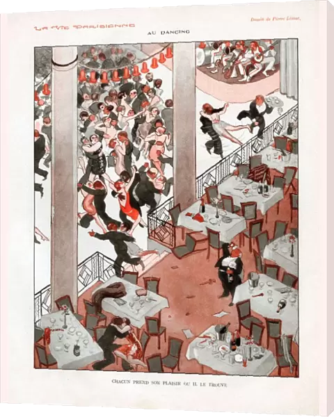 La Vie Parisienne 1928 1920s France cc ballrooms waiters secret drinking party