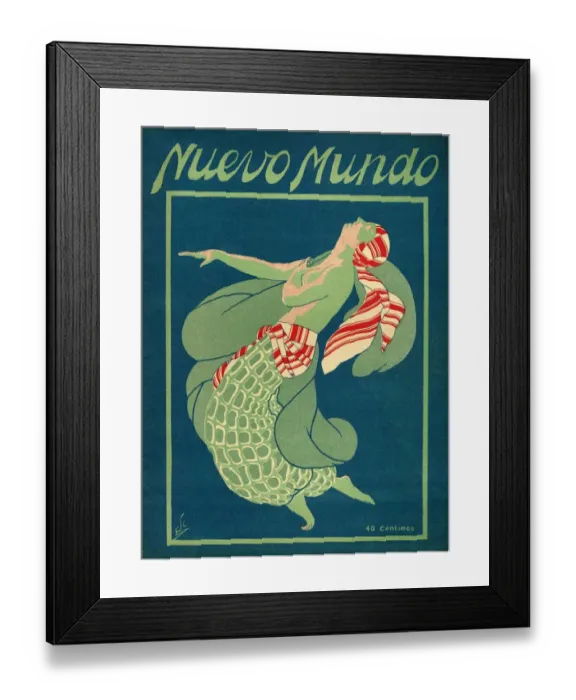 Framed Print : Nuevo Mundo 1931 1930s Spain cc magazines art deco Framed Print : Nuevo Mundo 1931 1930s Spain cc magazines art deco