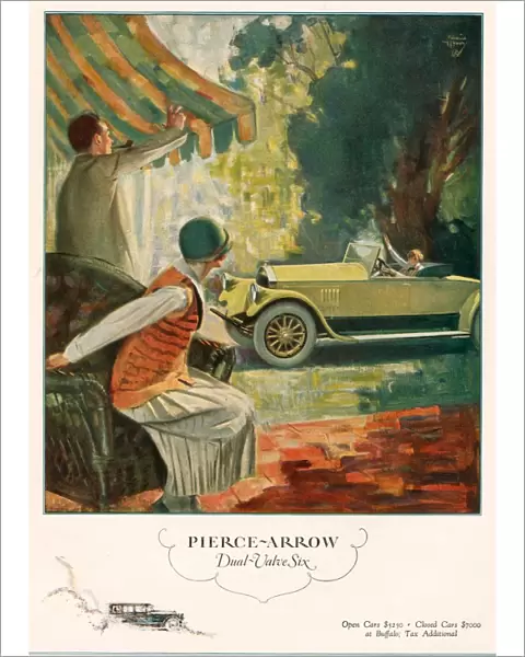 Pierce Arrow 1925 1920s USA cc cars waving