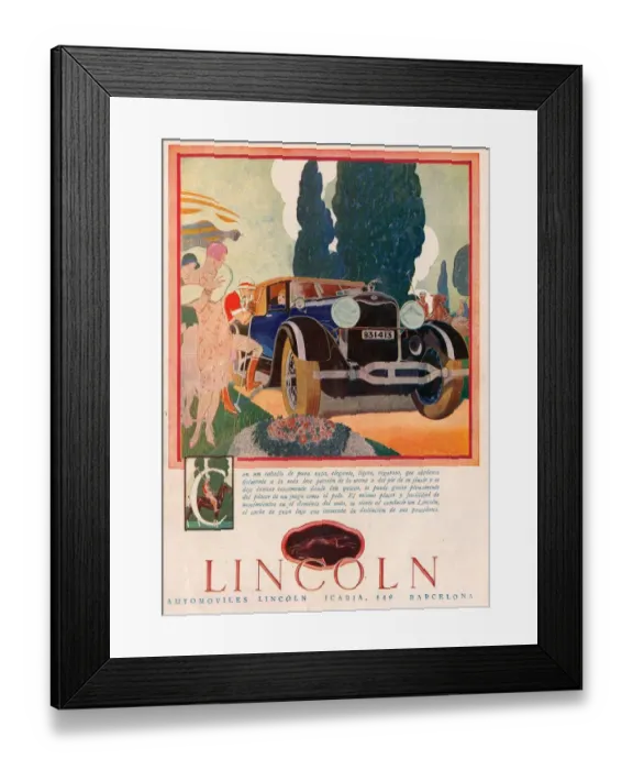 Framed Print : Lincoln - please note that the text is in Spanish Framed Print : Lincoln - please note that the text is in Spanish