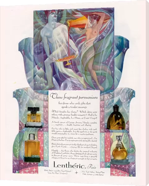 Lentheric 1926 1920s USA cc womens art deco