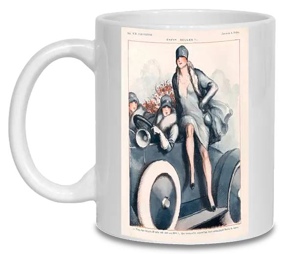 La Vie Parisienne 1920s France cc women woman drivers cars
