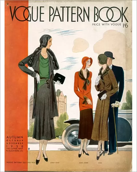 Vogue Pattern Book Cover 1930 1930s UK cc magazines books womens
