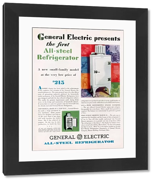 General Electric 1929 1920s refridgerators refrigerators fridges appliances steel