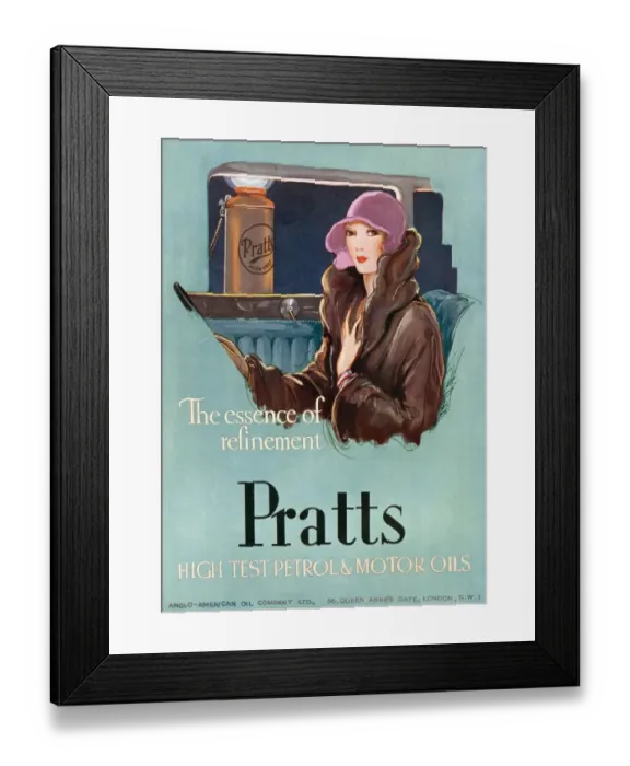 Framed Print : Pratts 1930 1930s UK cc women woman drivers cars oil gas petrol gasoline portraits Framed Print : Pratts 1930 1930s UK cc women woman drivers cars oil gas petrol gasoline portraits