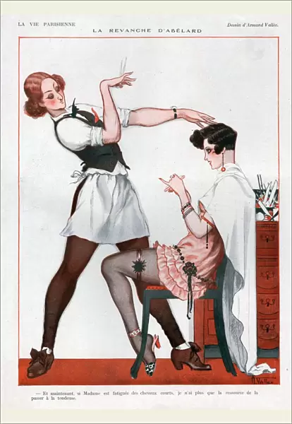 La Vie Parisienne 1925 1920s France cc hairdressers haircuts salons barbers glamour