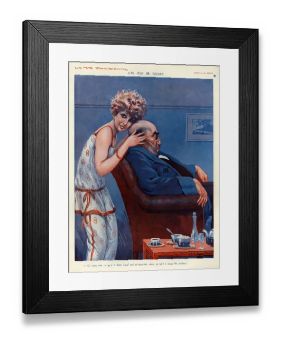 Framed Print : La Vie Parisienne 1931 1930s France cc sugar daddy daddies head massage bald Framed Print : La Vie Parisienne 1931 1930s France cc sugar daddy daddies head massage bald